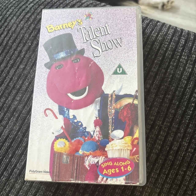 barney-s-talent-show-1996-u-pal-vhs-video-tape-polygram-video