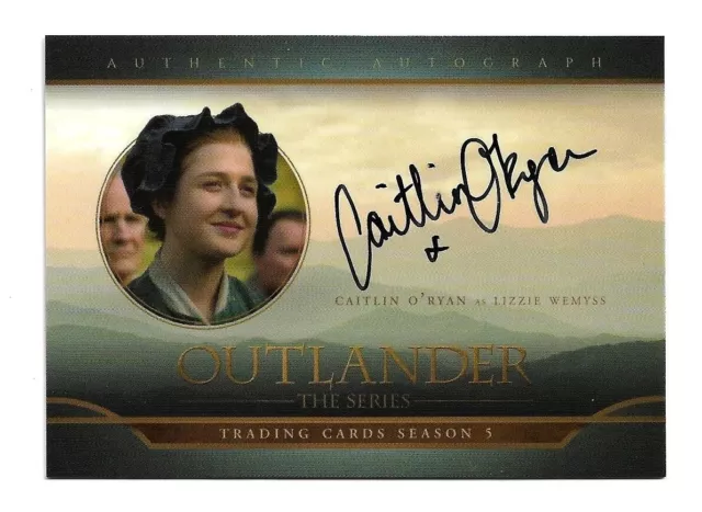 2023 Cryptozoic Outlander Saison 5 Autographe Co Caitlin O'Ryan As Lizzie