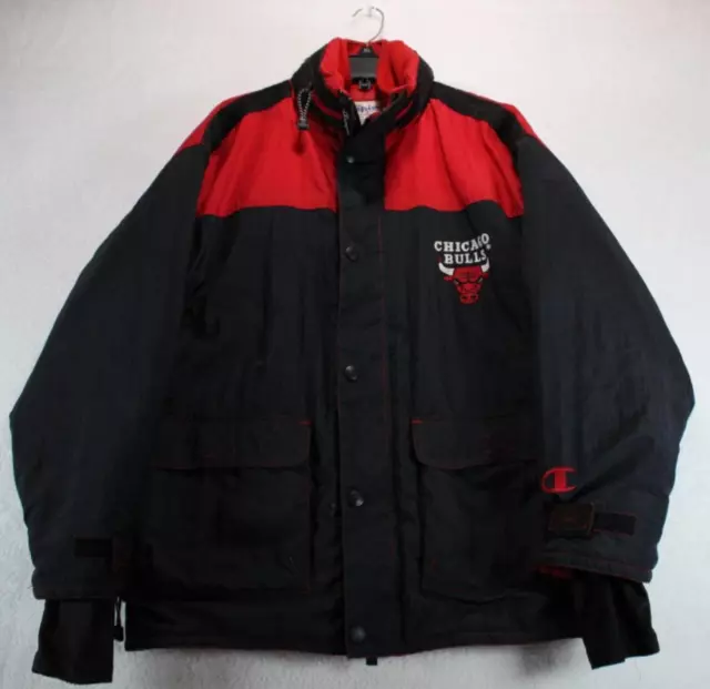 Vintage Chicago Bulls Varsity Jacket 91-92-93 Champions Long Gone Size Large