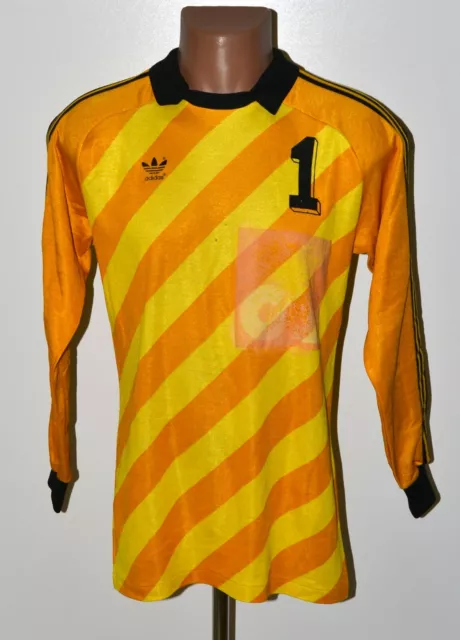 Adidas Vintage 1980`S Goalkeeper Football Shirt Jersey #1 Size M