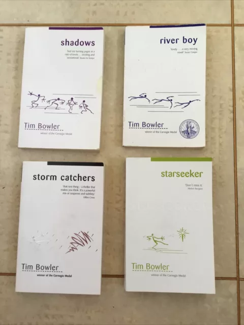 4 NOVELS by TIM BOWLER pub OXFORD UNIVERSITY PRESS PAPERBACK