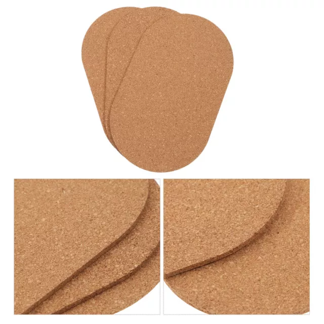 3 piezas almohadilla para accesorios de plantas de hámster alfombra protectora interior corcho