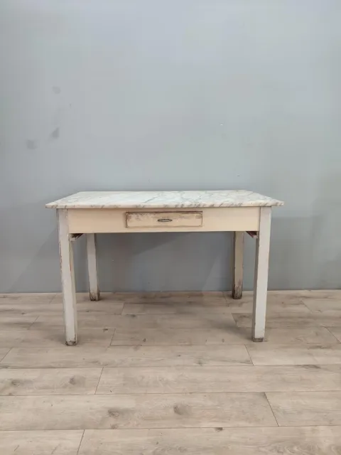 63371 Tavolo da cucina con piano in marmo