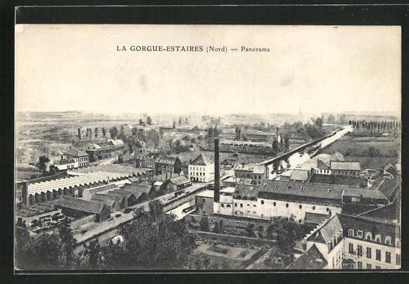 CPA La Gorgue-Estaires, general view