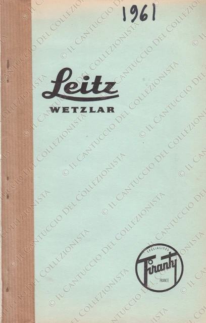 1961 Leitz Wetzlar Leica Tiranty Conditions generales *booklet