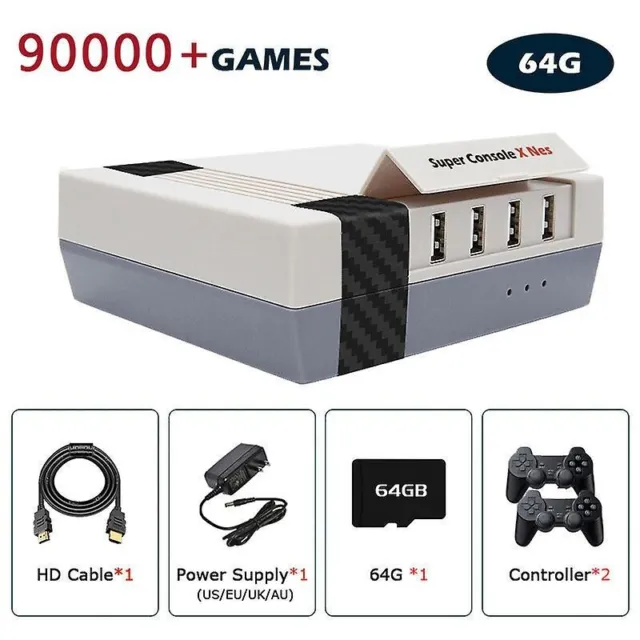 Console de jeu vidéo SF900 pour Super Nintendo SNES AnjBuilt, clé TV  compatible HDMI, 6100 jeux, déterminer le lecteur de jeu