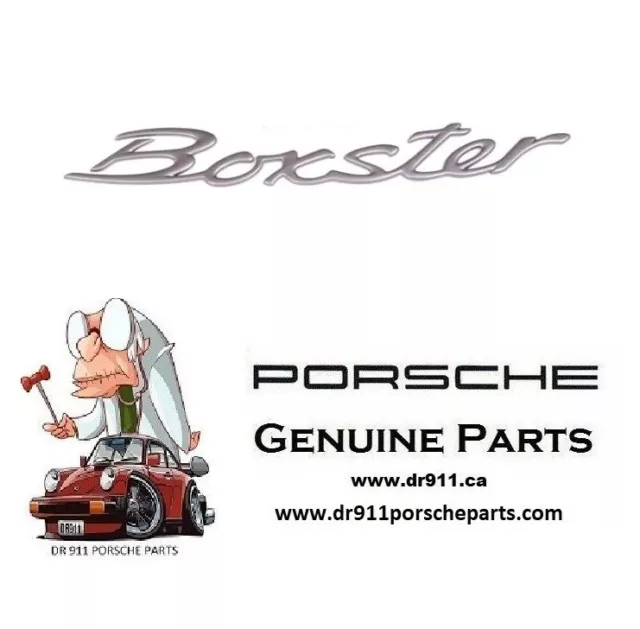 Genuine Porsche Boxster Rear Titanium Emblem for Trunk Lid 986559237019A4