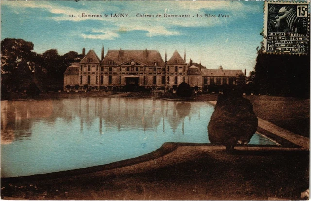 CPA Chateau de Guermantes - La Piece d'Eau - surroundings of Lagny (1038613)