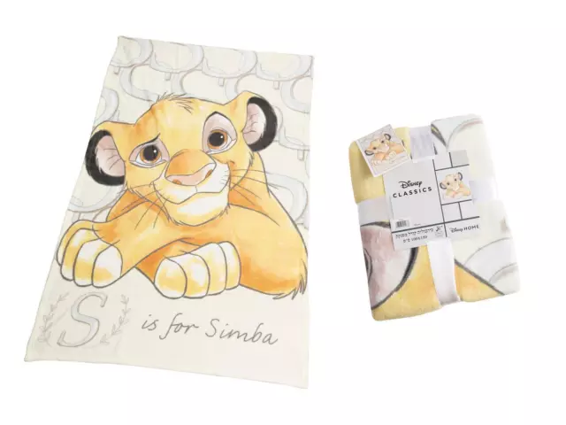 Disney Simba Couverture Large Soft Fleece Children Blanket 150x100cm