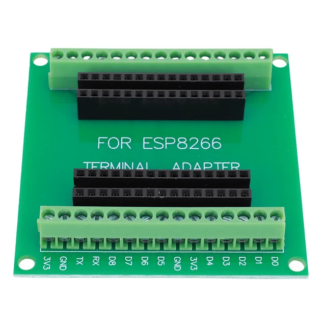 Hermosiey 2 PEZZI ESP8266 Breakout Board GPIO 1 In 2 Per ESP8266