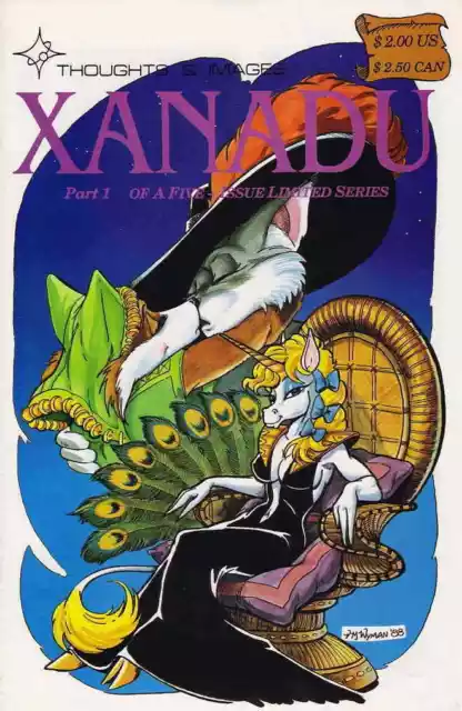 Xanadu #1 of 5 Thoughts and Images Comics May 1988 (VFNM)