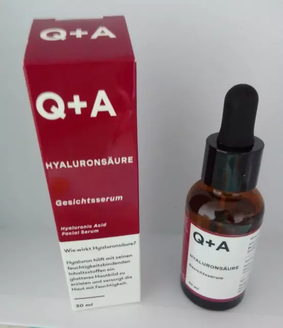 💖Q + A HYALURONSÄURE Gesichtsserum 💕 30 ml 💖 NEU/OVP