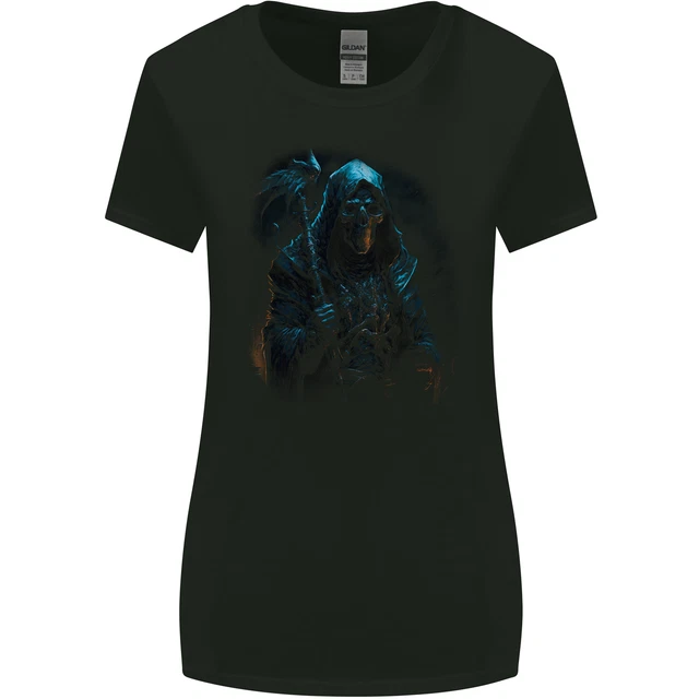 DÉMON CRÂNE DIABLE Satan Faucheur Gothique Hommes Débardeur EUR 16,20