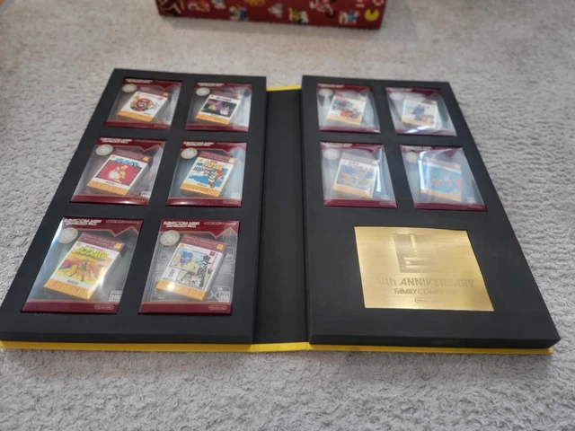 COFFRET Family Computer nes nintendo mini anniversary gba game boy advance 10