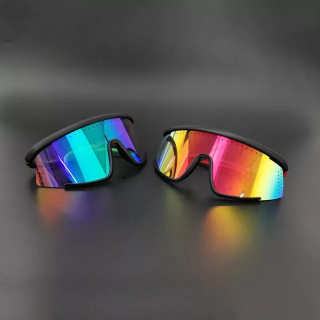 RUIGREAT Gafas de sol de ciclismo negras UV400 Gafas deportivas al aire libre