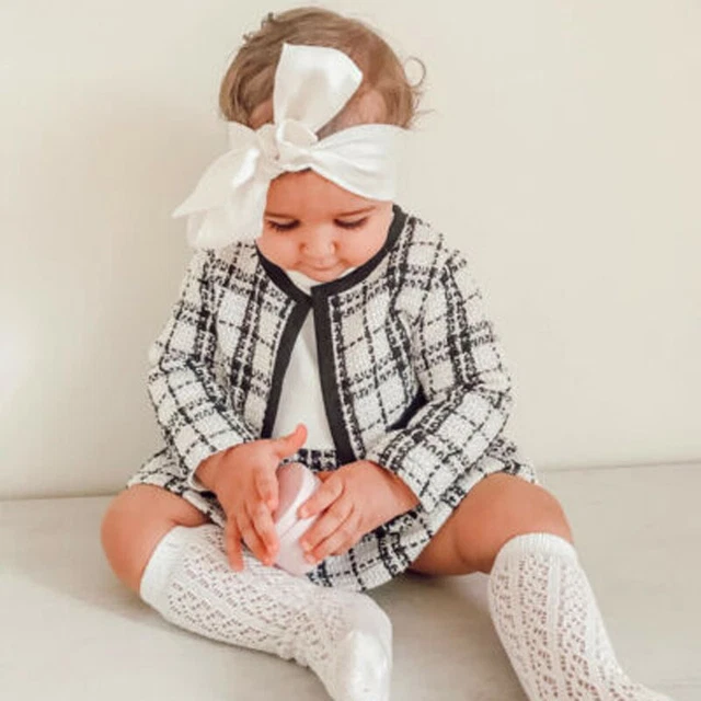 Toddler Baby Girl Long Sleeve Tops Coat Dress Skirts Outfits Clothes 2PCS Set 3