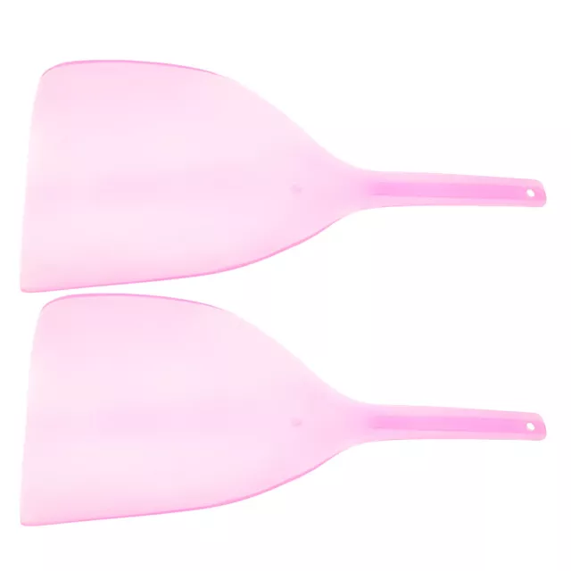 2 Pcs Rose Pp Écran Facial De Coiffure Clair Bouclier Pour Le Visage