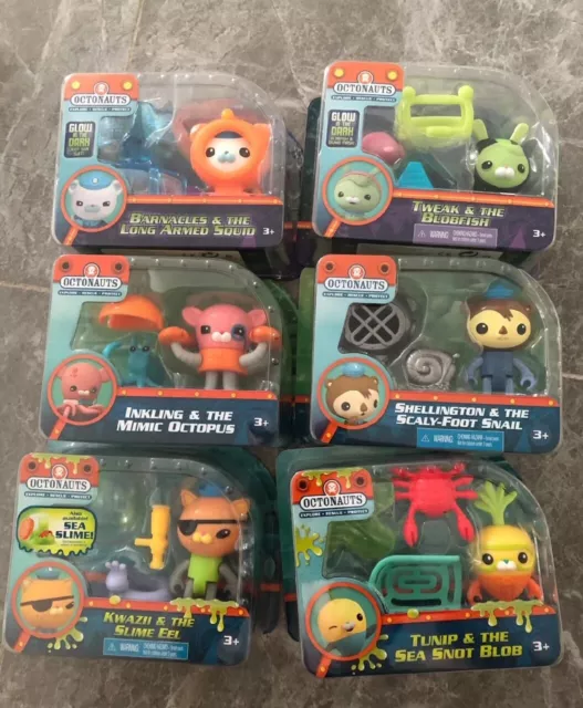 New Fisher Price Octonauts Toys Toy Kwazii Shellington Tunip Tweak Glow In Dark