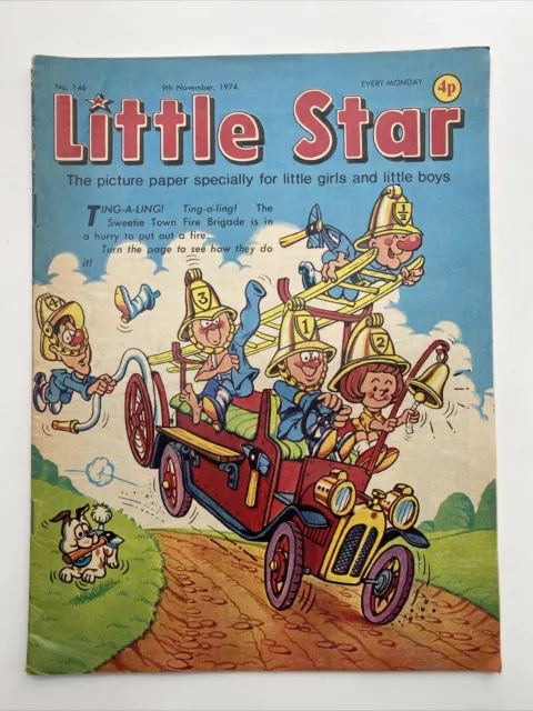 LITTLE STAR Comic - No 146 - 9th November 1974 - Vintage 70s Nostalgia