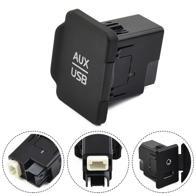 For Nissan Sentra Versa Note 2015-2017 Auxiliary Audio-USB Adapter 28023-9KF1A