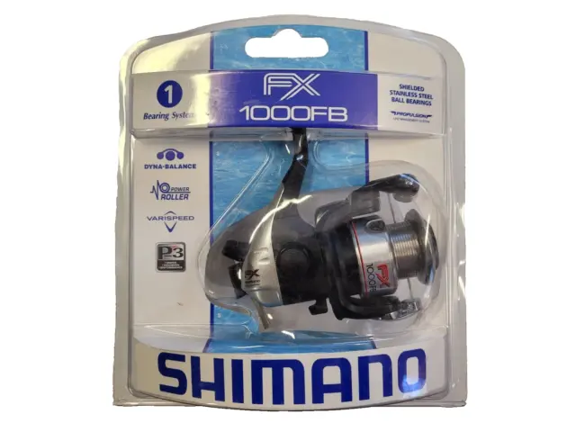 Shimano FX 2500 FB Spinning Reel, Ambidextrous, 5.0:1, Anti-Reverse