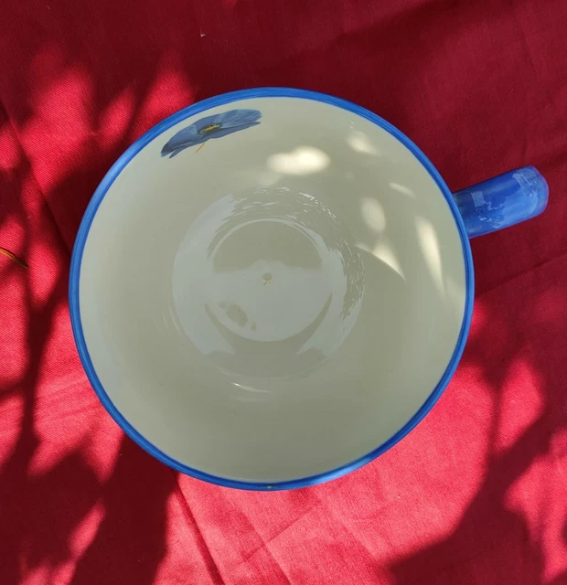 Très grande tasse faience Luneville et sa soucoupe 3