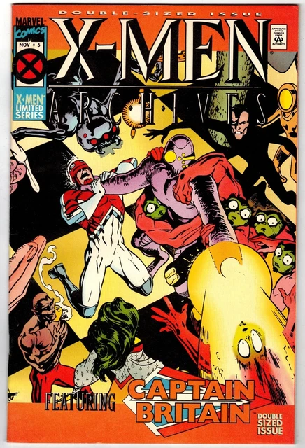 X-MEN Archives # 5  featuring Captain Britain - 1995 Marvel (fn+)