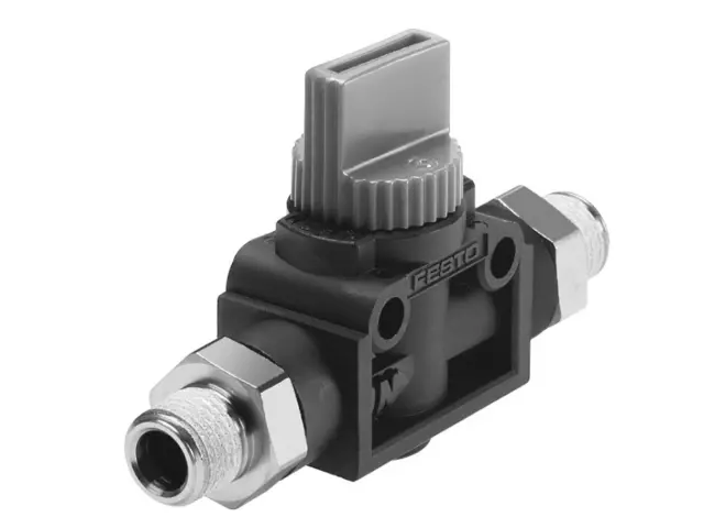 FESTO HE-3-1 / 8-1 / 8-NPT-U 190877 valvola di spegnimento nuova