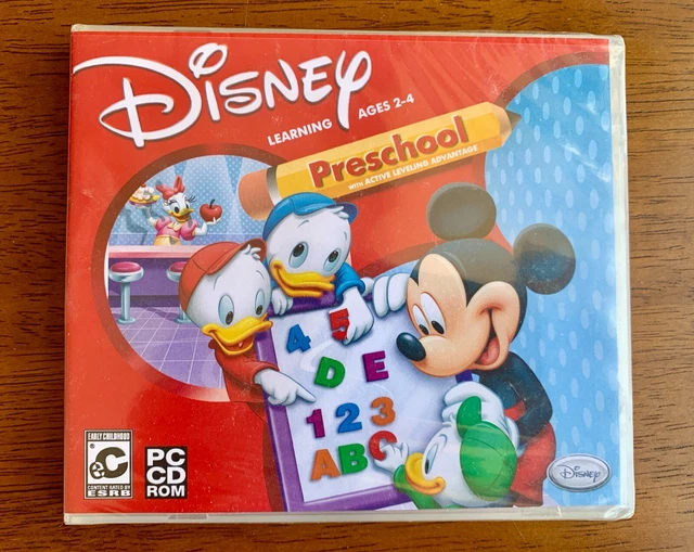 NEW DISNEY LEARNING Ages 2-4 Preschool w/Active Leveling Advantage PC ...