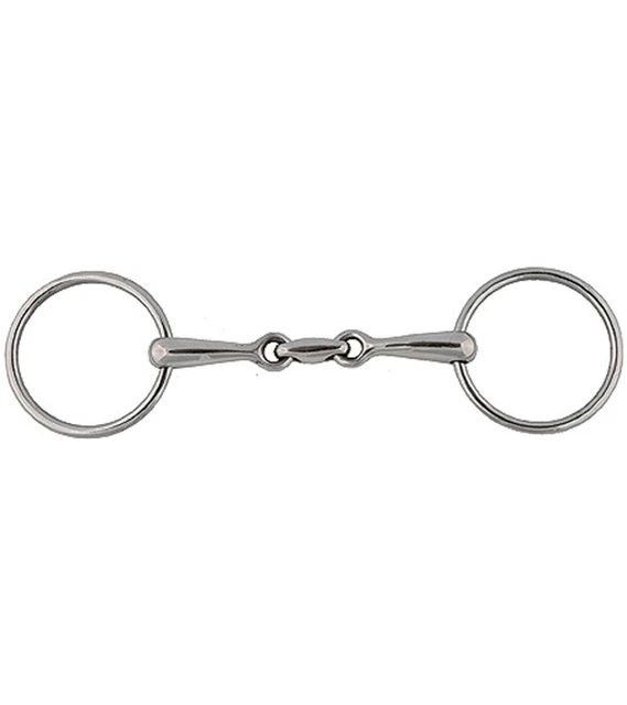 Jacks Imports 10539-5-1-2 Horizontal Elliptical Link Snaffle Bit - 5.5 in.
