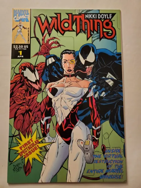 Marvel Wildthing Nikki Doyle #1 April 1992 Carnage/Venom NM