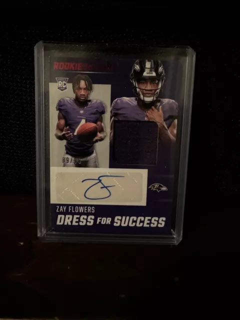 2023 PANINI ROOKIES AND STARS DRESS For SUCCESS PATCH AUTO SP ZAY FLOWERS  /99