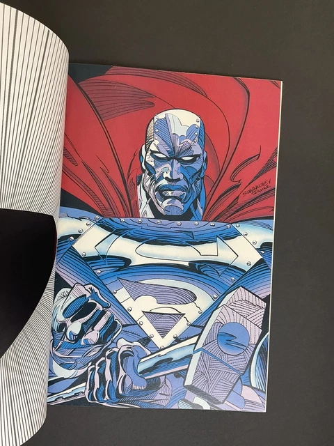 Superman Man of Steel #22 DC Comics 1993 Die-cut Double Cover Poster Boarded 8