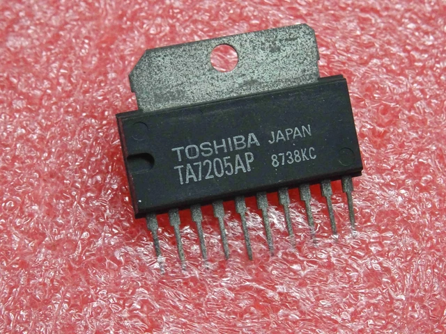 TA7222AP Amplificatore Audio Di Potenza 5.8W, Componente Elettronico, Ricambio Originale - 2