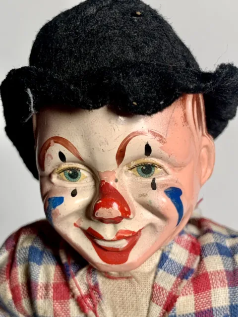 Vintage alte Figur Clown Original Western Germany BGM Artist Zirkus