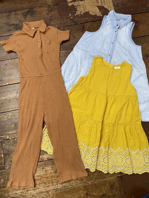 Girls Bundle Age 6-7 Years River Island next Dresses TU Jumpsuit
