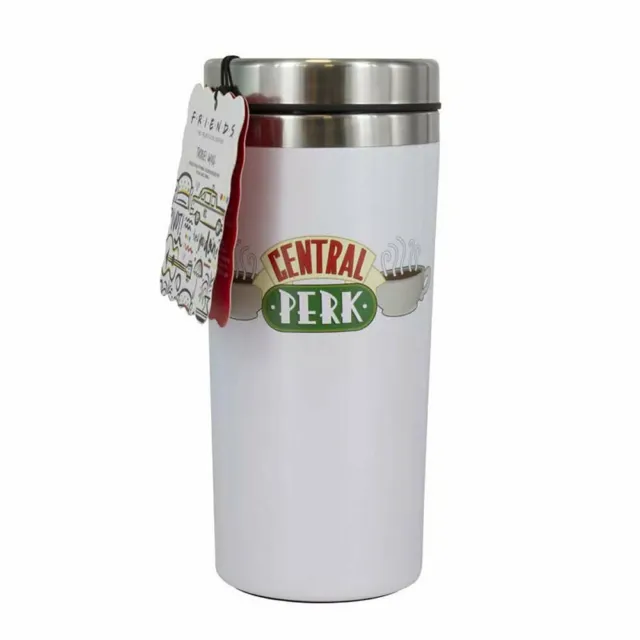 Friends Central Perk Travel Mug Coffee Tea Cup TV Show Sitcom Licensed 15 oz NEW