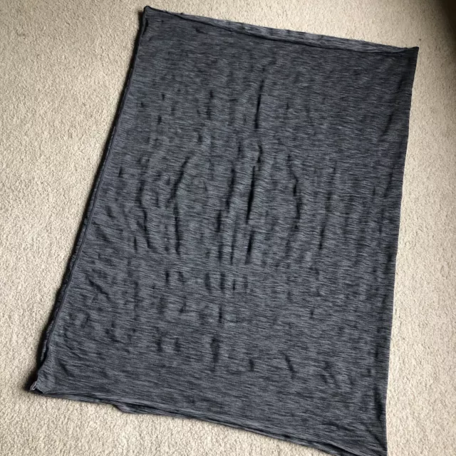Nike Golf Swoosh Infinity Scarf Gray 37" long  x 27" wide OS Polyester Blend EUC