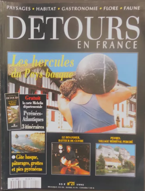 Revue Détours en France n° 21  Mai/Juin  1995   Les Hercules du Pays-Basque