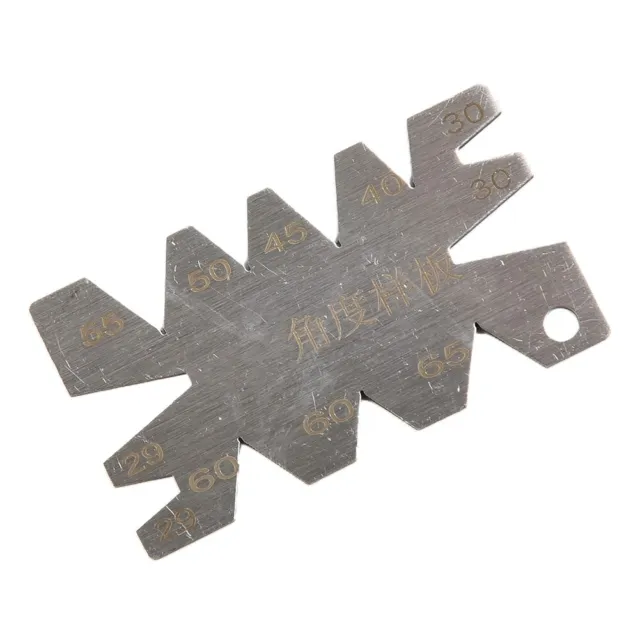 Misuratore angolare in acciaio inox per filettatura precisa in metallo