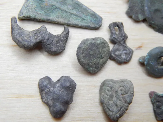 Lot Ancient Bronze Artefacts Viking Age. 3