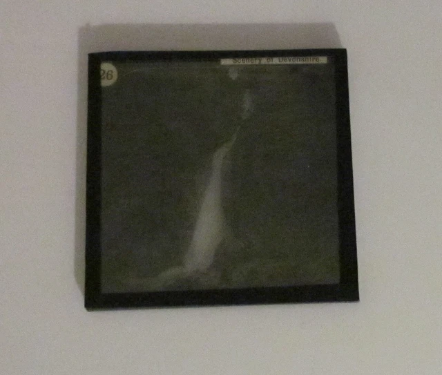 Glass Magic Lantern Slide LYDFORD WATERFALL C1890 VICTORIAN  PHOTO DEVON 2