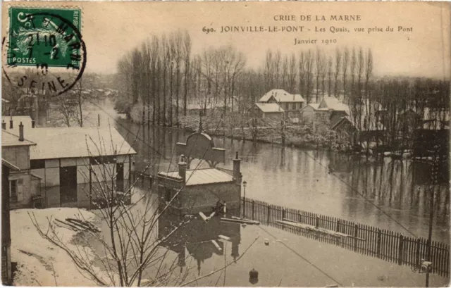 CPA AK Joinville le Pont Les Quais, view taken from Pont FRANCE (1283488)