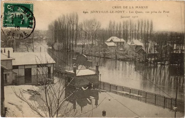 CPA AK Joinville le Pont Les Quais, vue prise du Pont FRANCE (1283488)