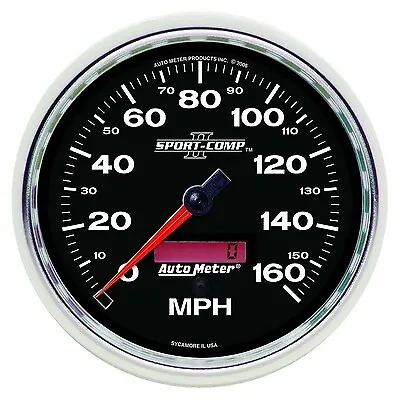 AutoMeter 5in S/C II In-Dash Speedo 160MPH - 3689
