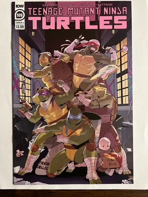 Teenage Mutant Ninja Turtles #109 TMNT Main Cover IDW Comics