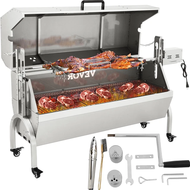 Ramster Holzbackofen - Pizzaofen Für Garten 60x40cm Mit Thermometer
