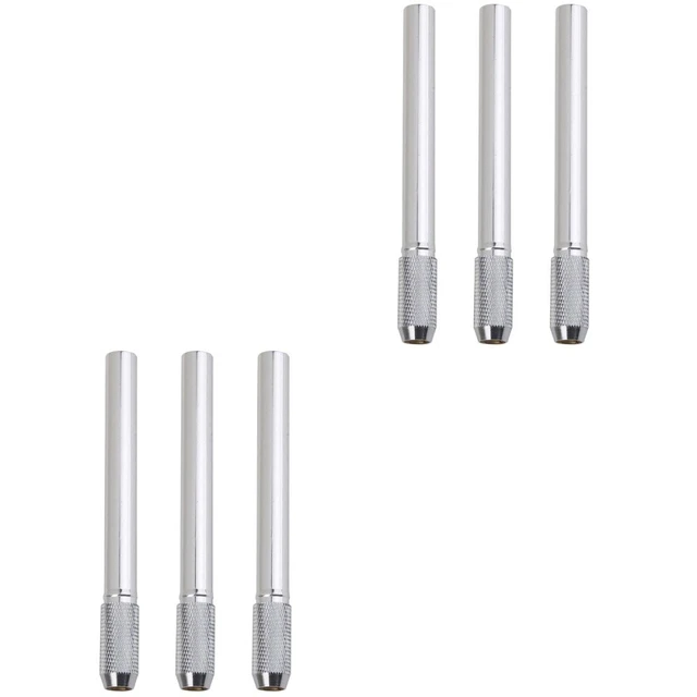 6 PIEZAS Soporte Lápiz Alargador Metal Lápiz Extensor Lápiz Lápiz Alargador