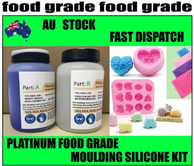SH25 Silicone Rubber Mould making Mix Kit 1:1 50/50 FOOD GRADE