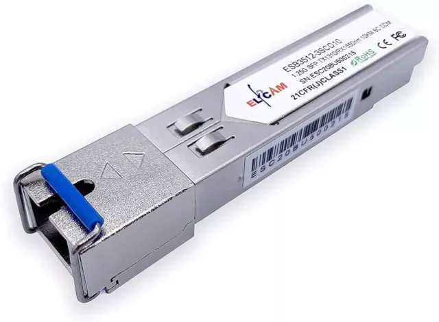 Module SFP 1.25G, Connecteur Câble à Fibre Optique Monomode SC